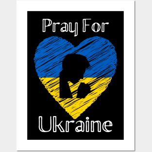 Pray for Ukraine Posters and Art